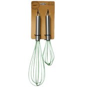 Wholesale - 2pk Green Whisk wSillicone Head C/P 48, UPC: 195010013345